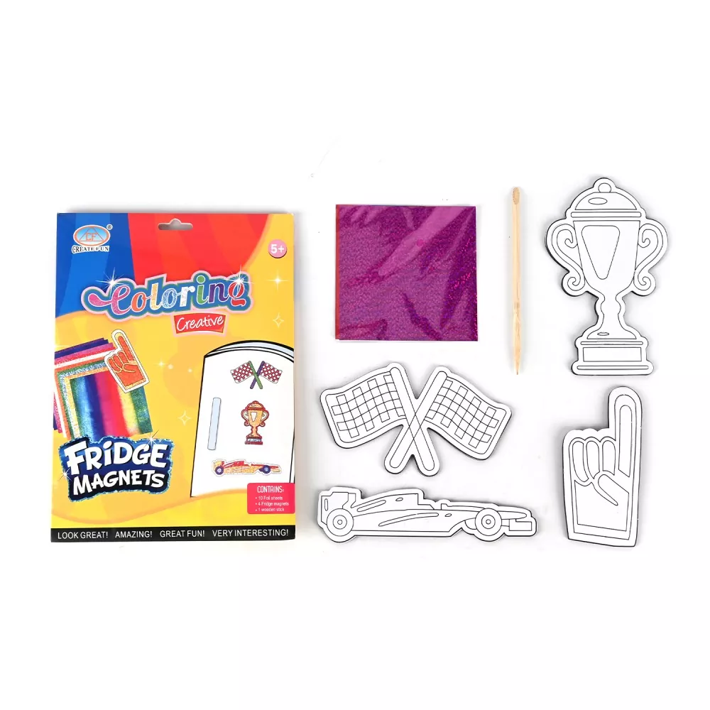 Foil Art Fridge Magnet Toy