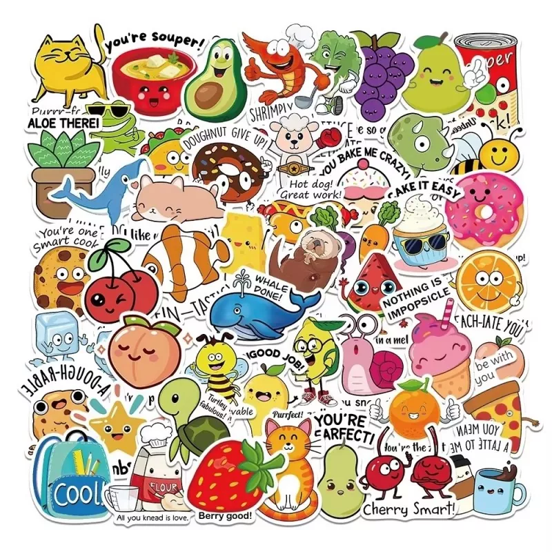 Milk White PVC Sticker